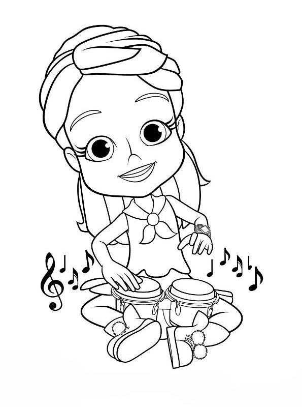 Kids-n-fun.com | Coloring page Rainbow Rangers Mandarin Orange